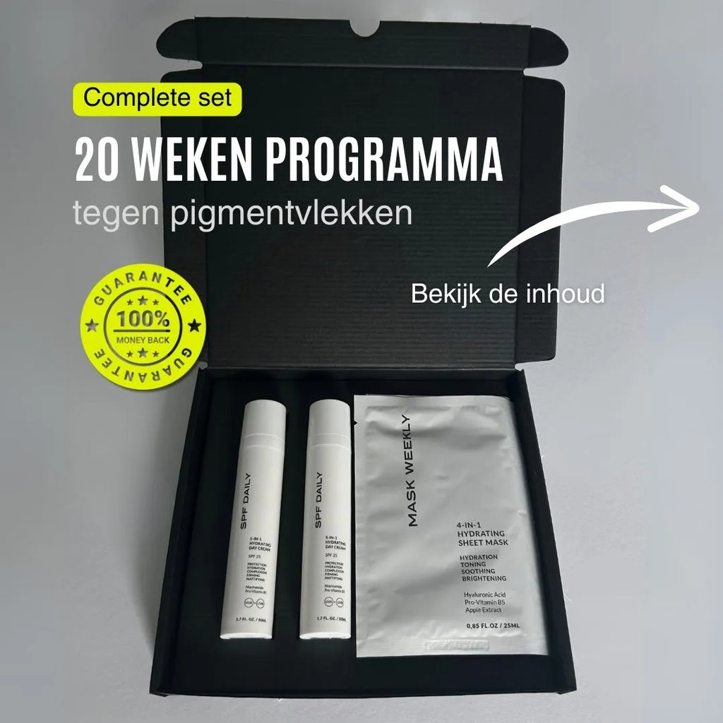 Pigmentvlekken Vervagen Pakket - (PVP™) 20 weken