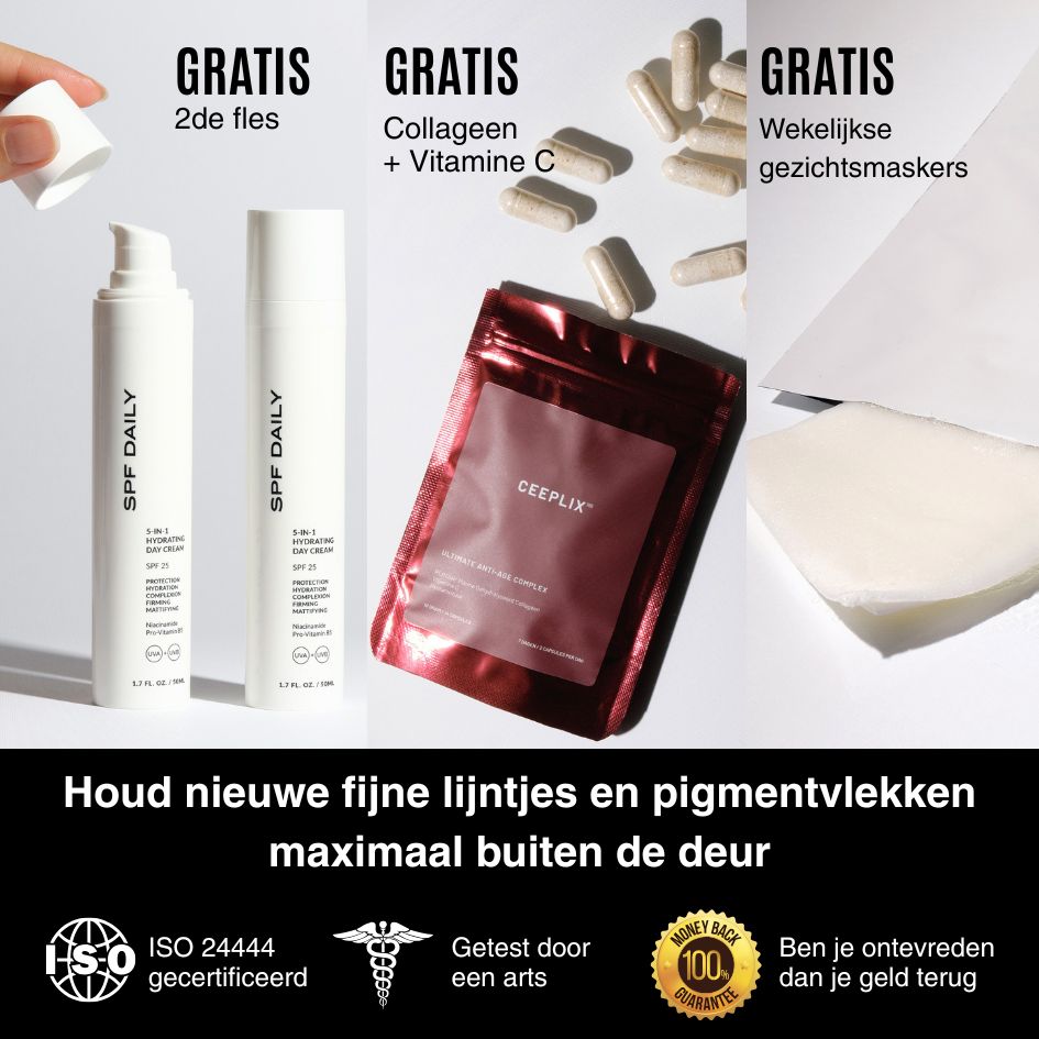 SPF 25 dagcreme + GRATIS collageen capsules
