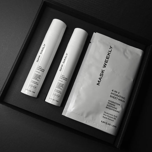 SET - 2x 50ml SPF DAILY™ + 2 GRATIS Hyaluronmaskers